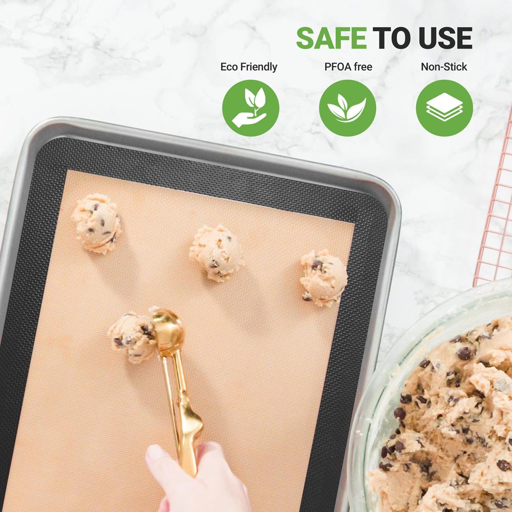 Silicone Baking Mats - Non-stick Reusable Food-Grade - Oven Safe 480°F - Image 3