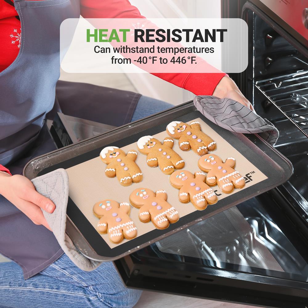 Silicone Baking Mats - Non-stick Reusable Food-Grade - Oven Safe 480°F - Image 4