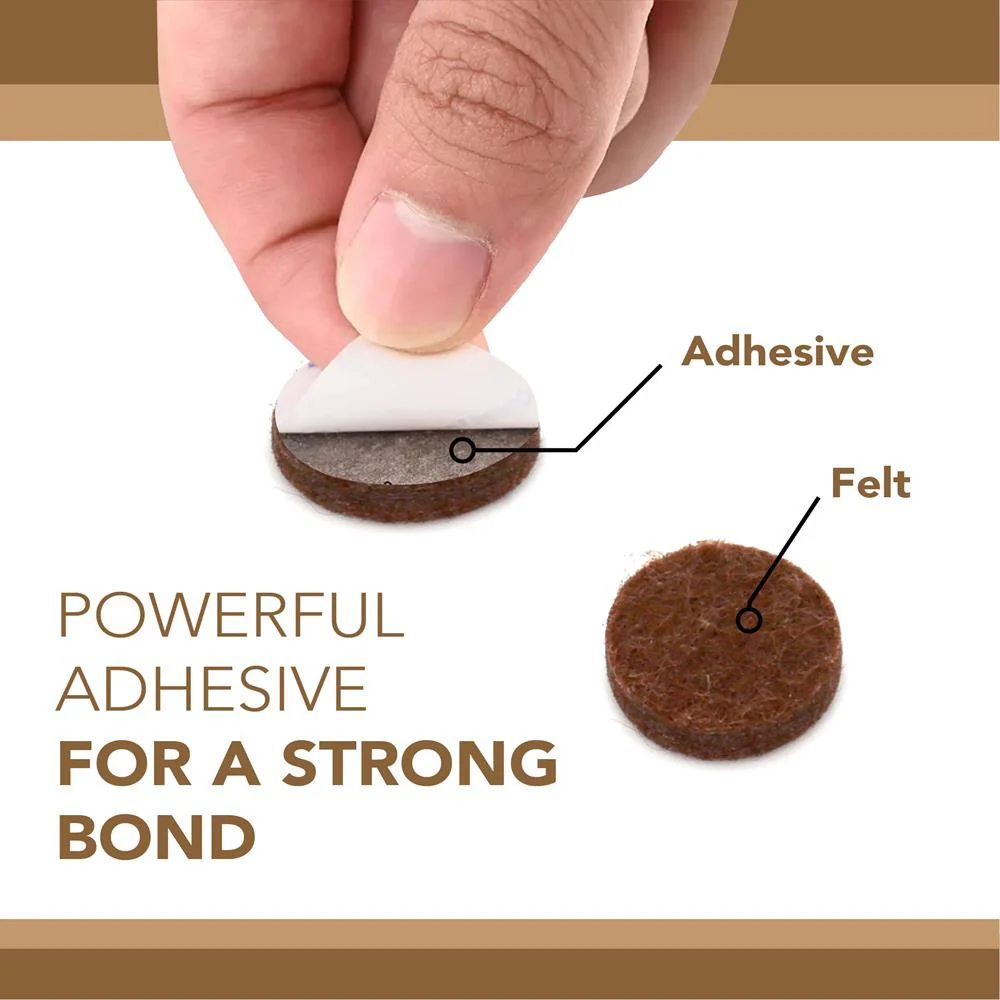Felt Furniture Pads 45-Pack, Protect Floors, Anti-Scratch, Easy Install - Image 5
