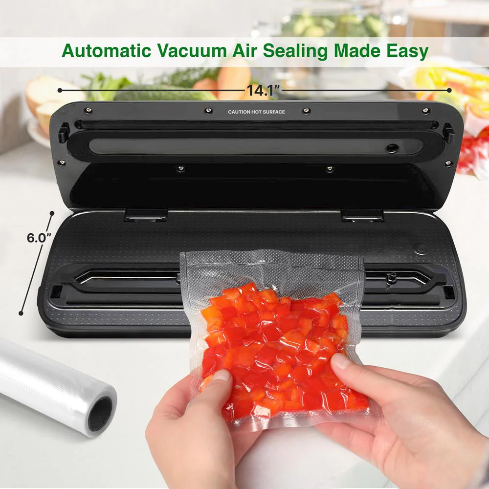 Food Vacuum Sealer - Extends Shelf Life, High Suction, LED Touch Controls - Image 7