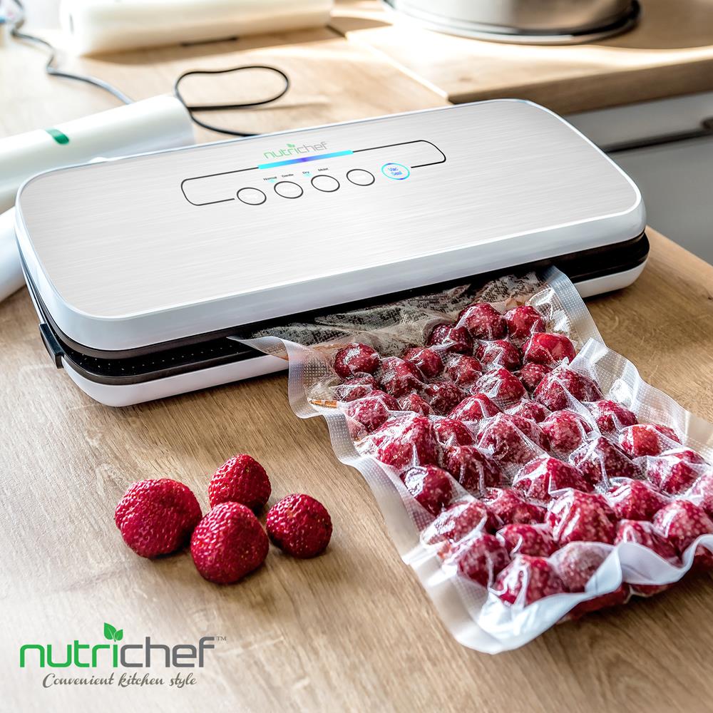 Food Vacuum Sealer - Extend Shelf Life, High Suction, Silver - Image 9