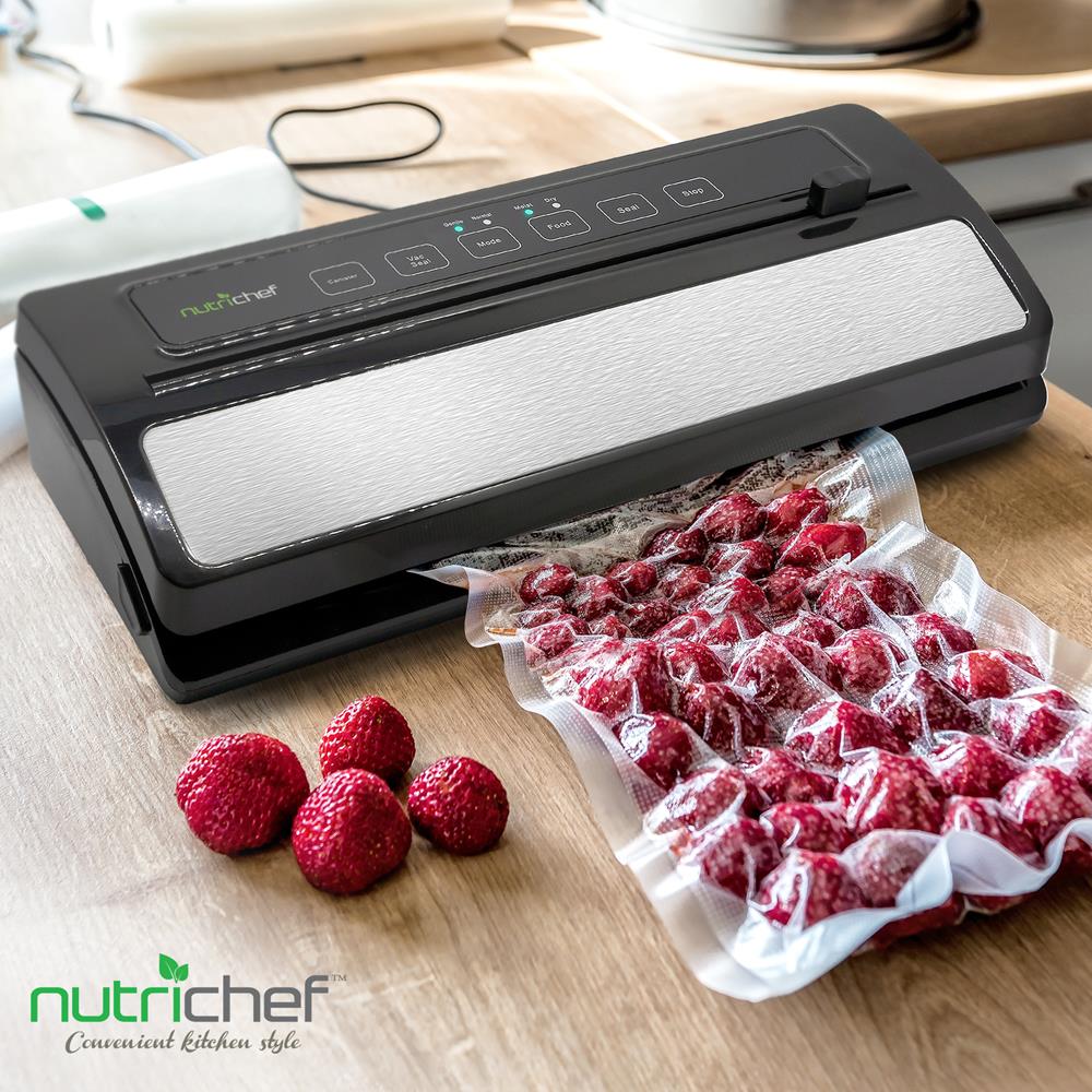 Food Vacuum Sealer, Extends Shelf Life, Stainless Steel & ABS, 110W - Image 8