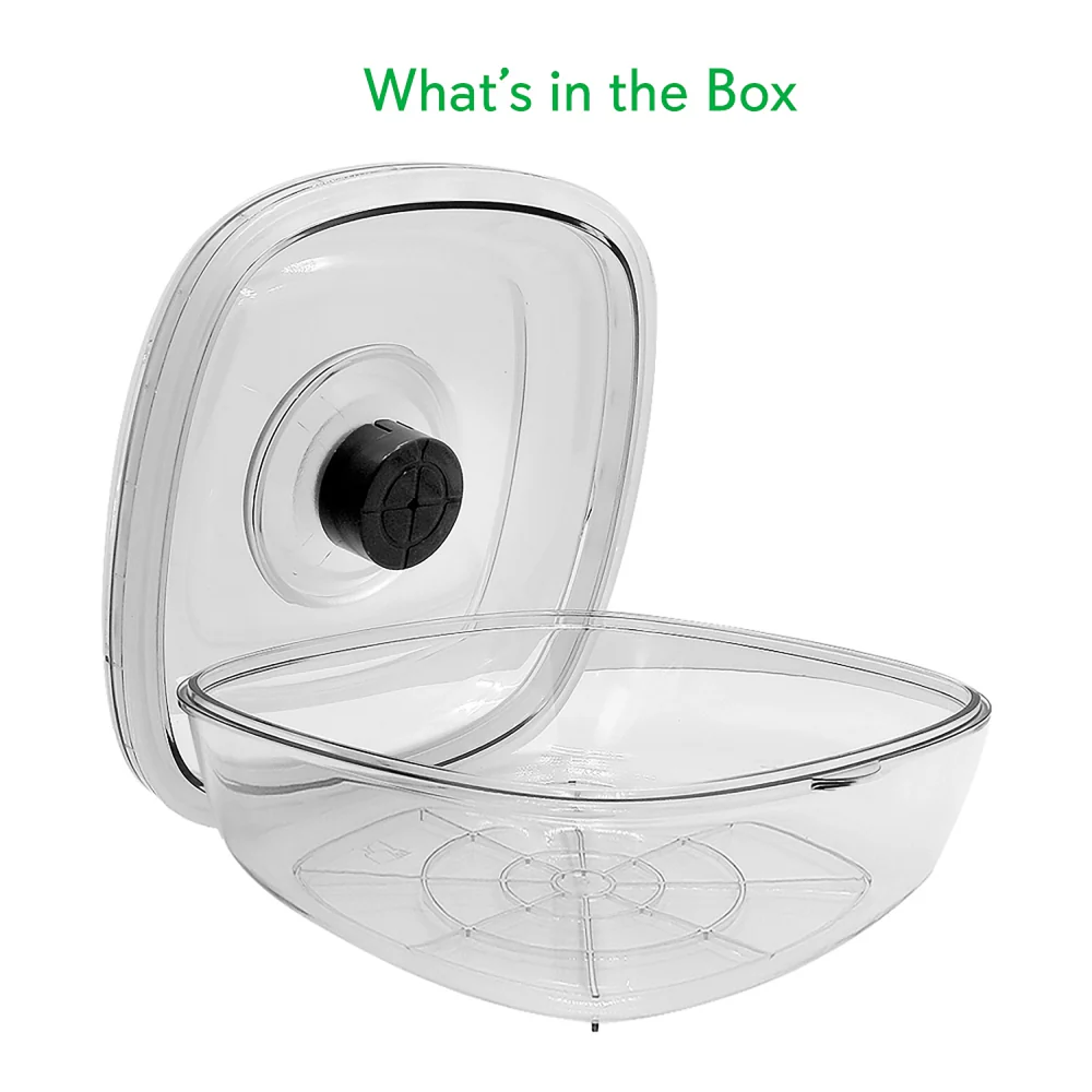 Kitchen Air Vacuum Sealer Container - Air Sealing Food Canister Accessory (2+ Liter) - Image 5